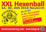 XXL HEXENBALL - am Sa. 30.01.2016 in Neukirch (Bodenseekreis)