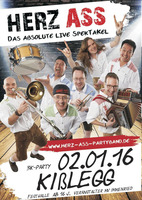 3K-Party mit "HerzAss am Samstag, 02.01.2016