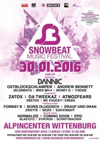 Snowbeat 2016 - electronic music festival am Samstag, 30.01.2016