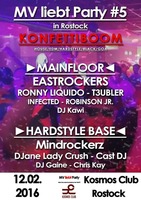 MV liebt Party #5 Rostock/Konfetti am Freitag, 12.02.2016