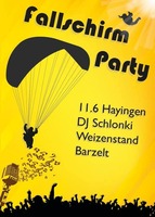 Fallschirmparty am Samstag, 11.06.2016