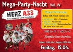 Mega-Party-Nacht mit Herz Ass in Dchingen am Freitag, 15.04.2016