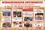 SCHUSSENRIEDER Oktoberfest vom 30.9. bis 03.10.2016 am Samstag, 01.10.2016