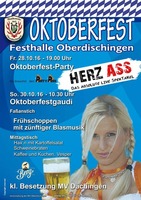 Oktoberfest-Party mit Herz-Ass am Freitag, 28.10.2016