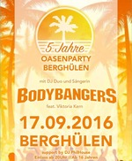 OasenParty mit II bodybangers II 17.9.2016 ClubFeeling am Samstag, 17.09.2016