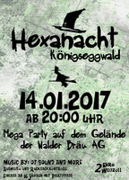 Hexanacht des NV Knigseggwald - am Sa. 14.01.2017 in Knigseggwald (Ravensburg)