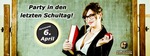 Party in den letzten Schultag am Donnerstag, 06.04.2017