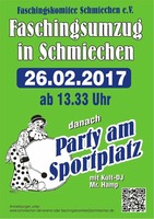 Faschingsumzug Schmiechen 2017 am Sonntag, 26.02.2017
