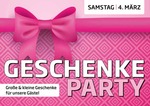 Geschenke-Party | Boelparty am Samstag, 04.03.2017