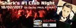 SHARKs Nr. 1 Club Night  am Samstag, 18.02.2017