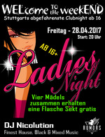 WELcome to the weekEND - Ladies Night (ab 16) am Freitag, 28.04.2017