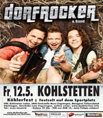 DORFROCKER + Band beim Khlerfest in Kohlstetten am Freitag, 12.05.2017