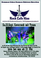 Tysen the final knockout in live Coverrock im Rock Cafe Kiss Hechingen am Samstag, 23.09.2017