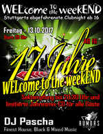 WELcome to the weekEND - 17 Jahre WTTW (ab 16) am Freitag, 13.10.2017