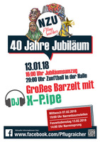 Wir feiern! 40 Jahre NZU! am Samstag, 13.01.2018