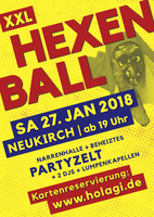 XXL-HEXENBALL am Samstag, 27.01.2018