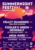 Summernight-Festival Laupheim mit CRAZY DIAMONDS  am Donnerstag, 21.06.2018