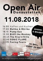 Open Air Donaustetten am Samstag, 11.08.2018