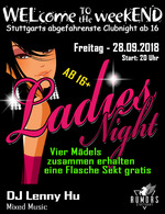 WELcome to the weekEND - LADIES NIGHT (ab 16) am Freitag, 28.09.2018