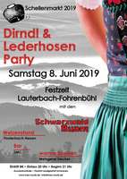 Schellenmarktparty mit Schwarzwald Buam am Samstag, 08.06.2019