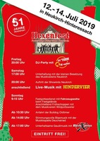 51. Hexenfest am Samstag, 13.07.2019
