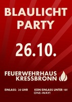 Blaulichtparty 2019 am Samstag, 26.10.2019