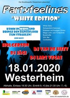 Partyfeelings "WHITE EDITION" 18.01.2020  am Samstag, 18.01.2020