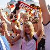 Bild: Partybilder der Party: WM Achtelfinale -Deutschland-Schweden - Mnsterplatz Ulm am 24.06.2006 in DE | Baden-Wrttemberg | Ulm | Ulm