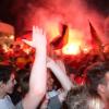 Bild: Partybilder der Party: WM Übertragung - Deutschland-Polen - Münsterplatz Ulm am 14.06.2006 in DE | Baden-Württemberg | Ulm | Ulm