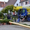Bild: Partybilder der Party: Maibaumstellen in Bad Buchau am 30.04.2014 in DE | Baden-Wrttemberg | Biberach | Bad Buchau